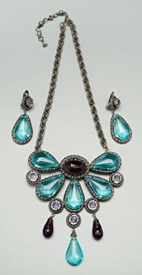 Schreiner costume jewelry suite,
