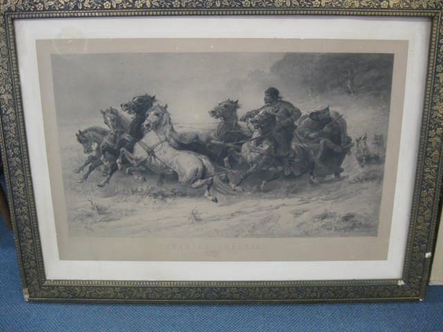 Schreyer Engraving ''Courrier