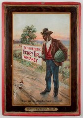 SCHROEDER'S WHISKEY ADV. SIGNB