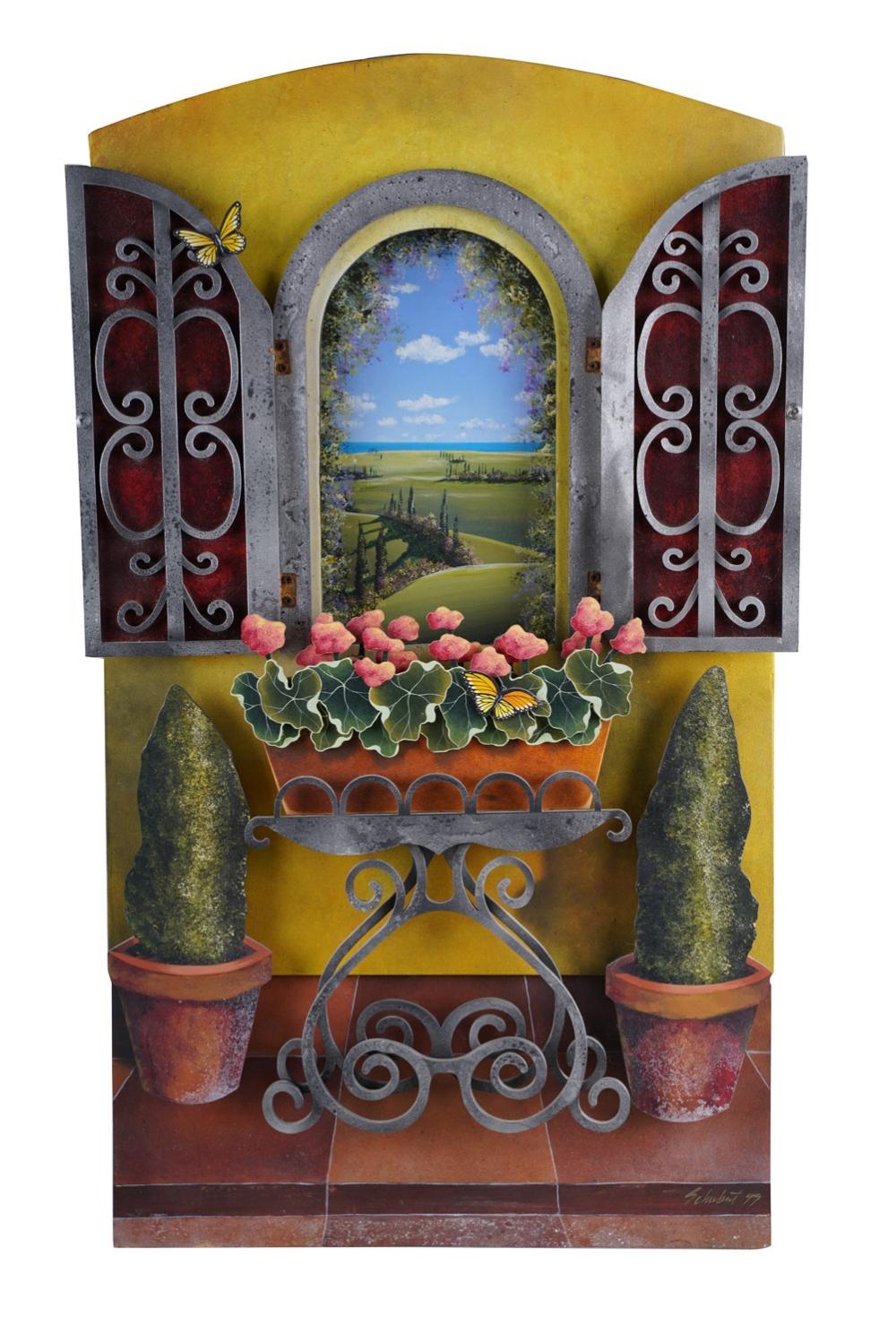 SCHUBERT: WINDOW SCENEmixed media