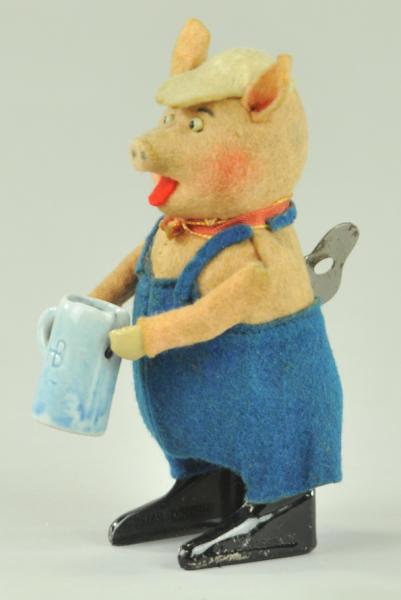 SCHUCO PIG WITH BEER STEIN