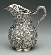 Schultz Repoussé sterling pitc