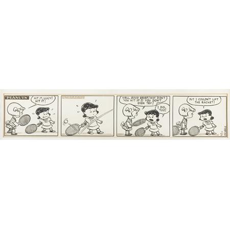 SCHULZ, CHARLES Original drawing
