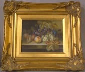 SCOT STILL LIFE OF FRUIT Oil o