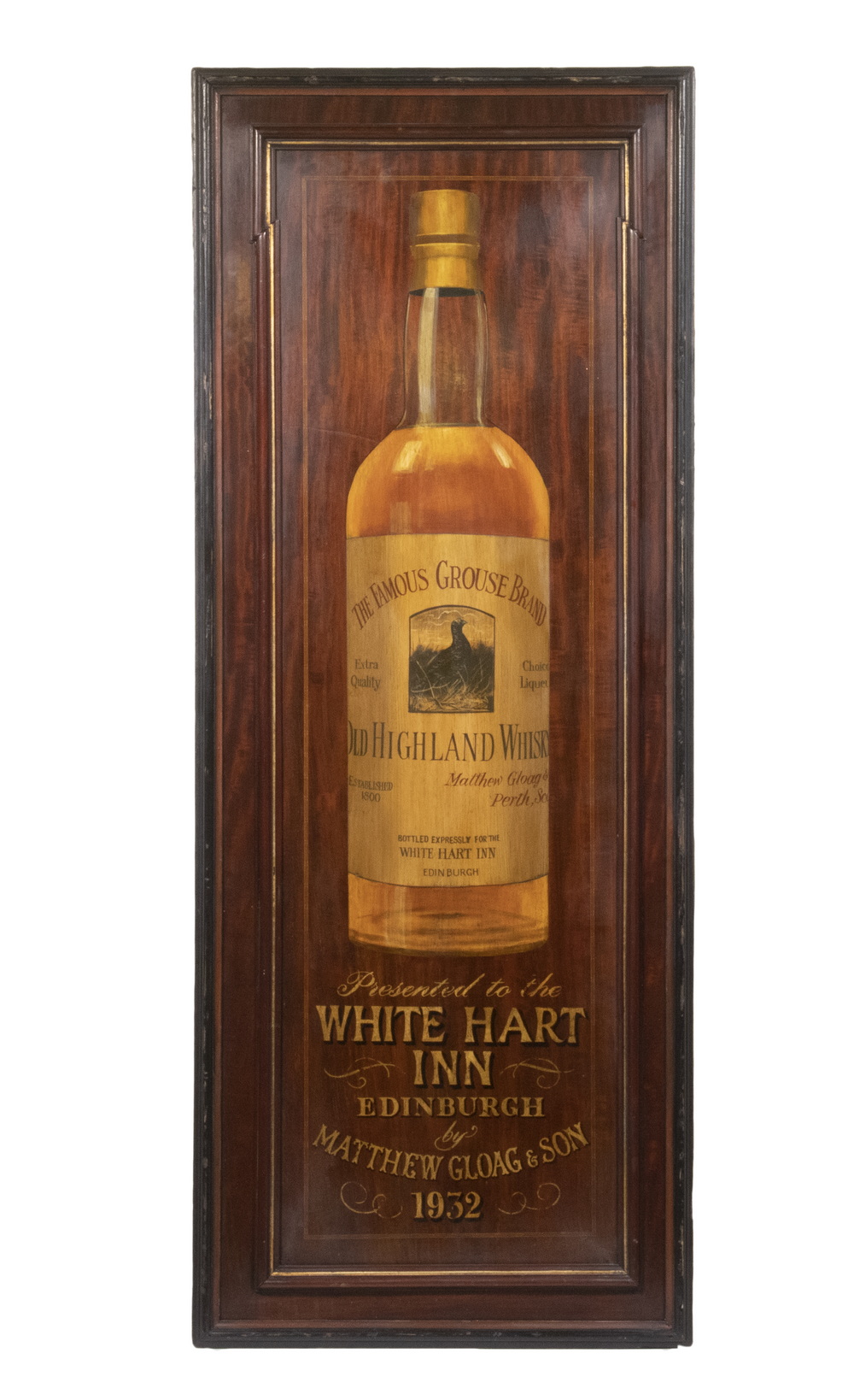 SCOTCH WHISKEY SIGN WHITE HART INN,