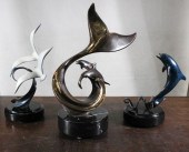 SCOTT HANSON THREE BRONZE SCUL