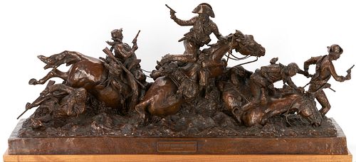 SCOTT ROGERS BRONZE SCULPTURE, WE