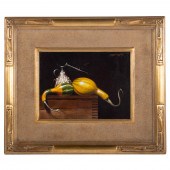 SCOTT ROYSTON. "GOURDS," OIL (