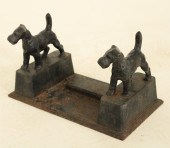 SCOTTIE DOG CAST IRON BOOT SCR