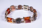 SCOTTISH AGATE LINK BRACELET V