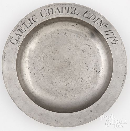 SCOTTISH BAPTISMAL DEEP DISH,
