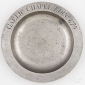 SCOTTISH BAPTISMAL DEEP DISH,