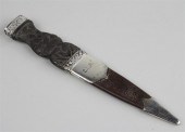 SCOTTISH DIRK WITH CASE circa