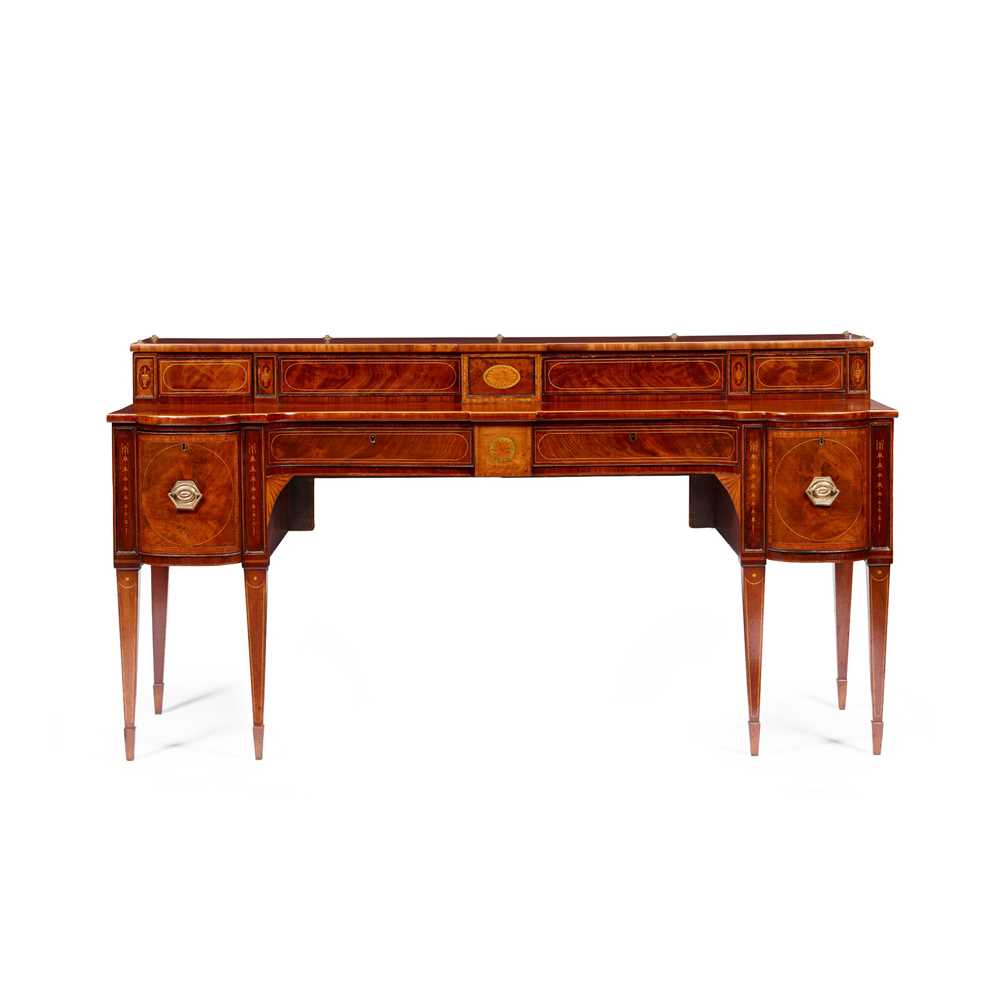 SCOTTISH GEORGE III MAHOGANY INLAID