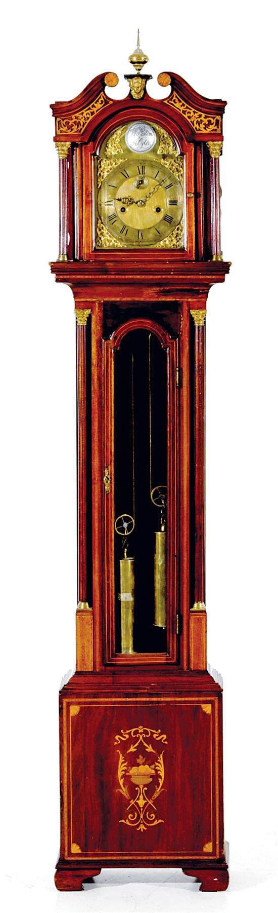 Scottish Georgian inlaid mahogany