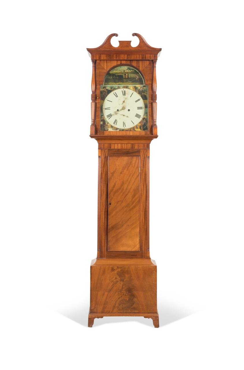 SCOTTISH GEORGIAN MAHOGANY TALL