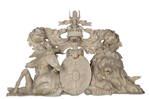 SCOTTISH GEORGIAN ROYAL COAT OF