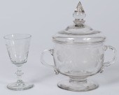 Scottish Glass Cordial and Lid