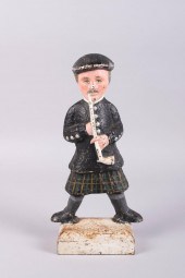 SCOTTISH GOLFER CAST IRON DOOR
