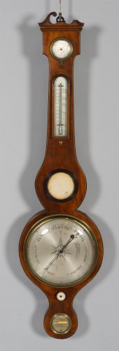 SCOTTISH INLAID MAHOGANY WHEEL