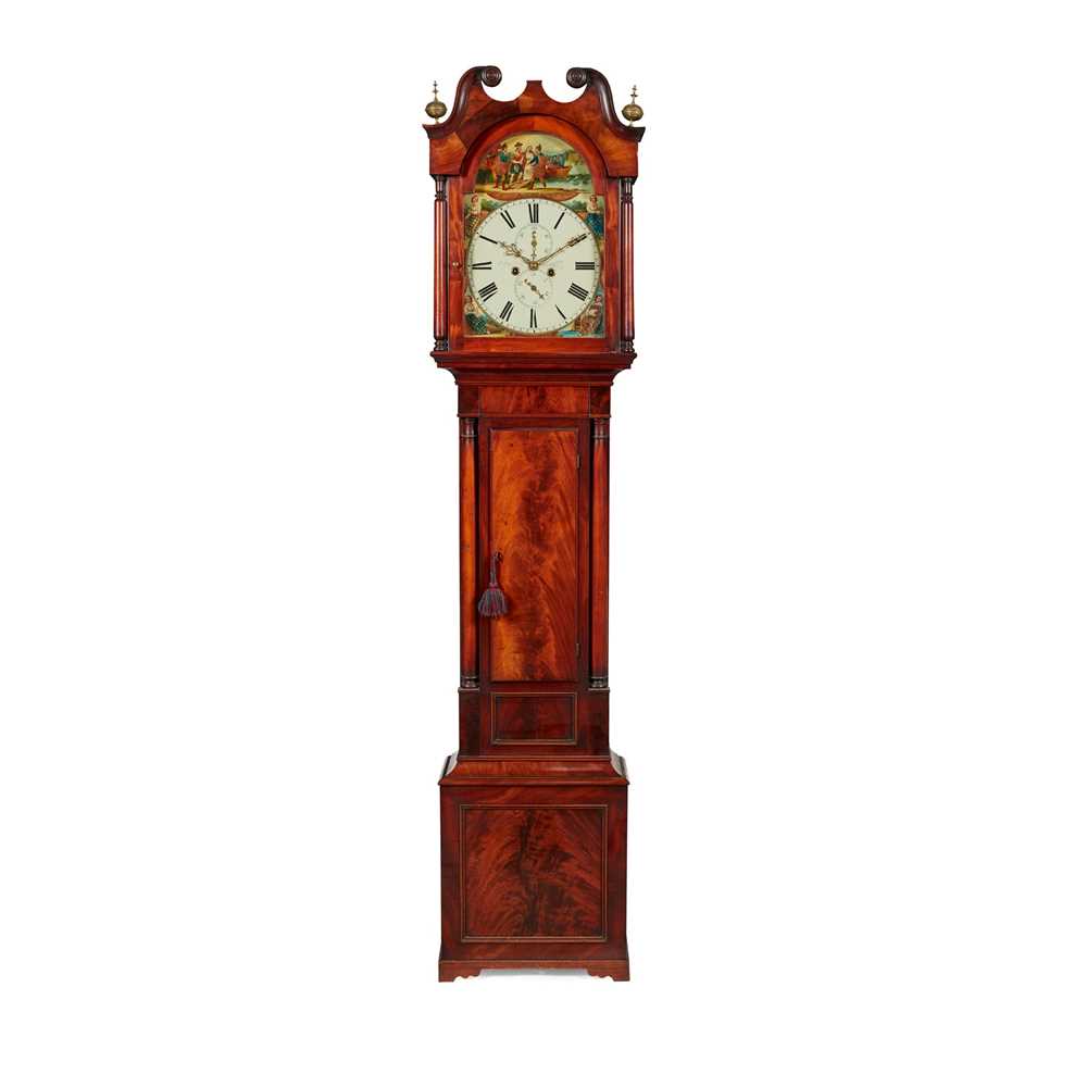 SCOTTISH MAHOGANY LONGCASE CLOCK,