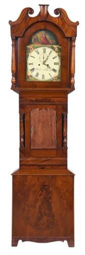 SCOTTISH MAHOGANY TALL CASE CL