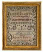 Scottish needlework sampler