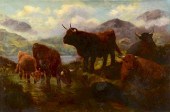 SCOTTISH OIL ON CANVAS, SIGNED