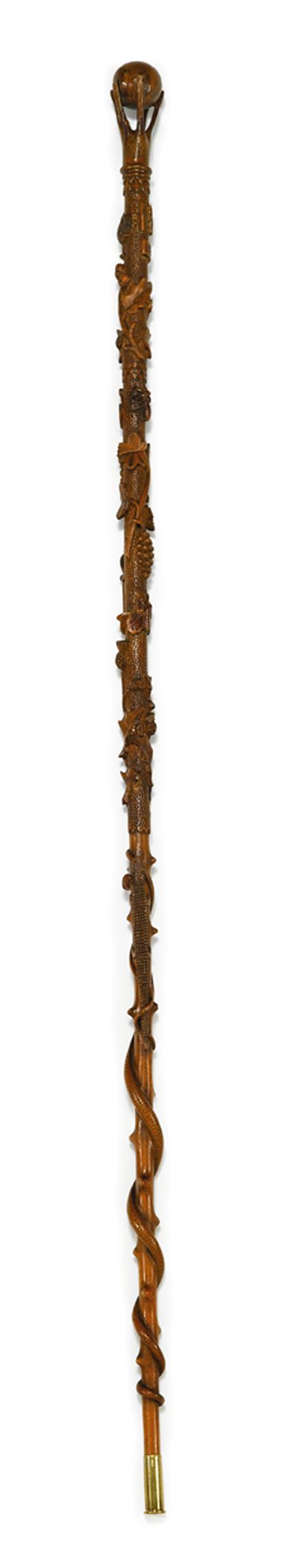 Scottish or Irish carved wood