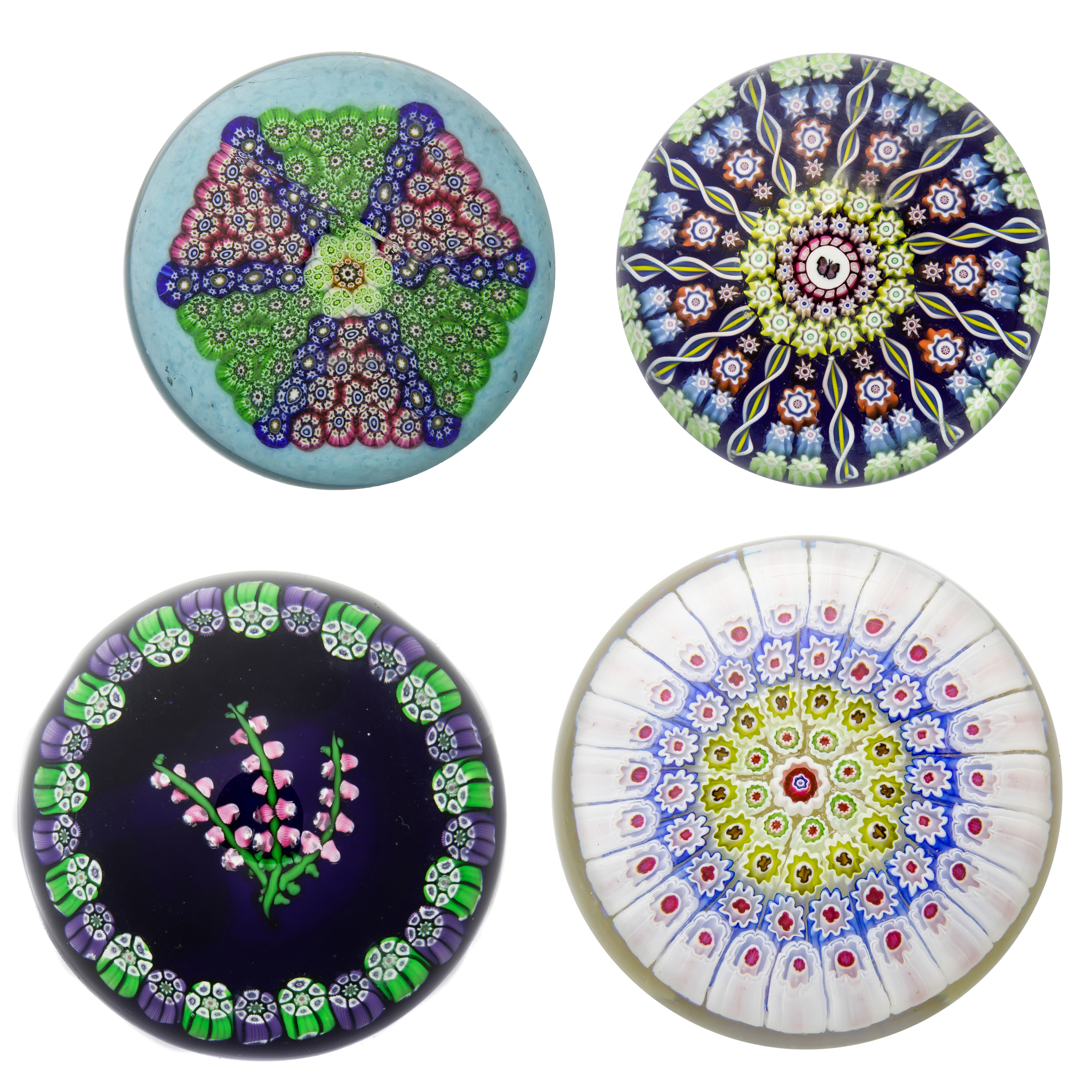 SCOTTISH PAPERWEIGHT GROUP, (4)