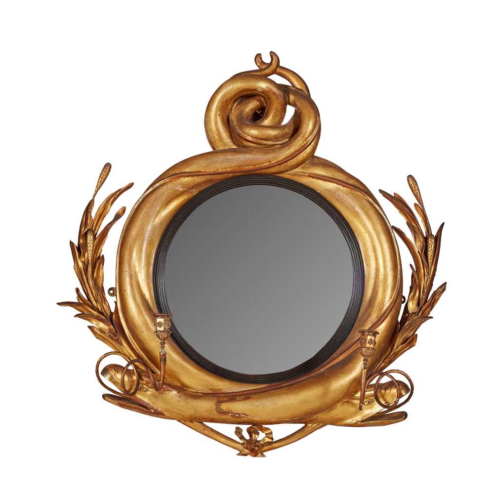 SCOTTISH REGENCY GILTWOOD CONVEX