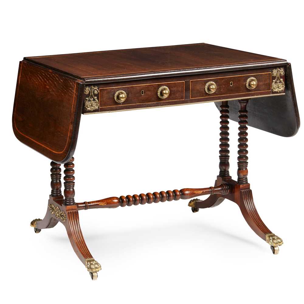 SCOTTISH REGENCY LABURNUM BRASS