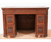 SCOTTISH SATINWOOD INLAID DESK