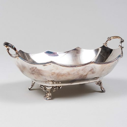 SCOTTISH SILVER BASKETMark of R & W