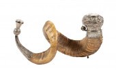 SCOTTISH SILVER-MOUNTED RAM'S