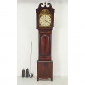 SCOTTISH TALL CASE CLOCK, BRYS