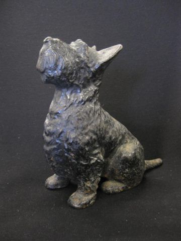 Scotty Cast Iron Figural Doorstop
