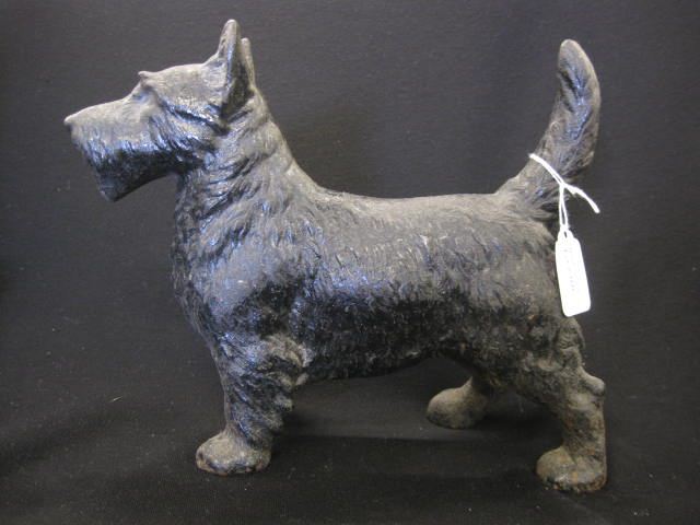 Scotty Cast Iron Figural Doorstop