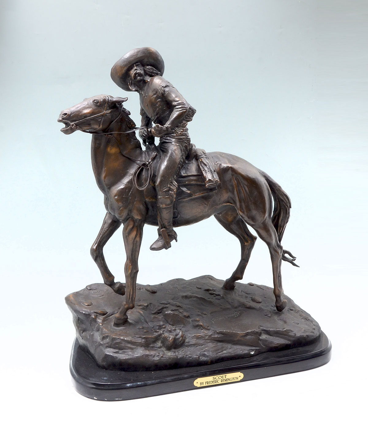 ''SCOUT'' BRONZE AFTER REMINGTON: