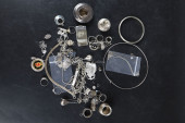 SCRAP STERLING SILVER, 237 GRA