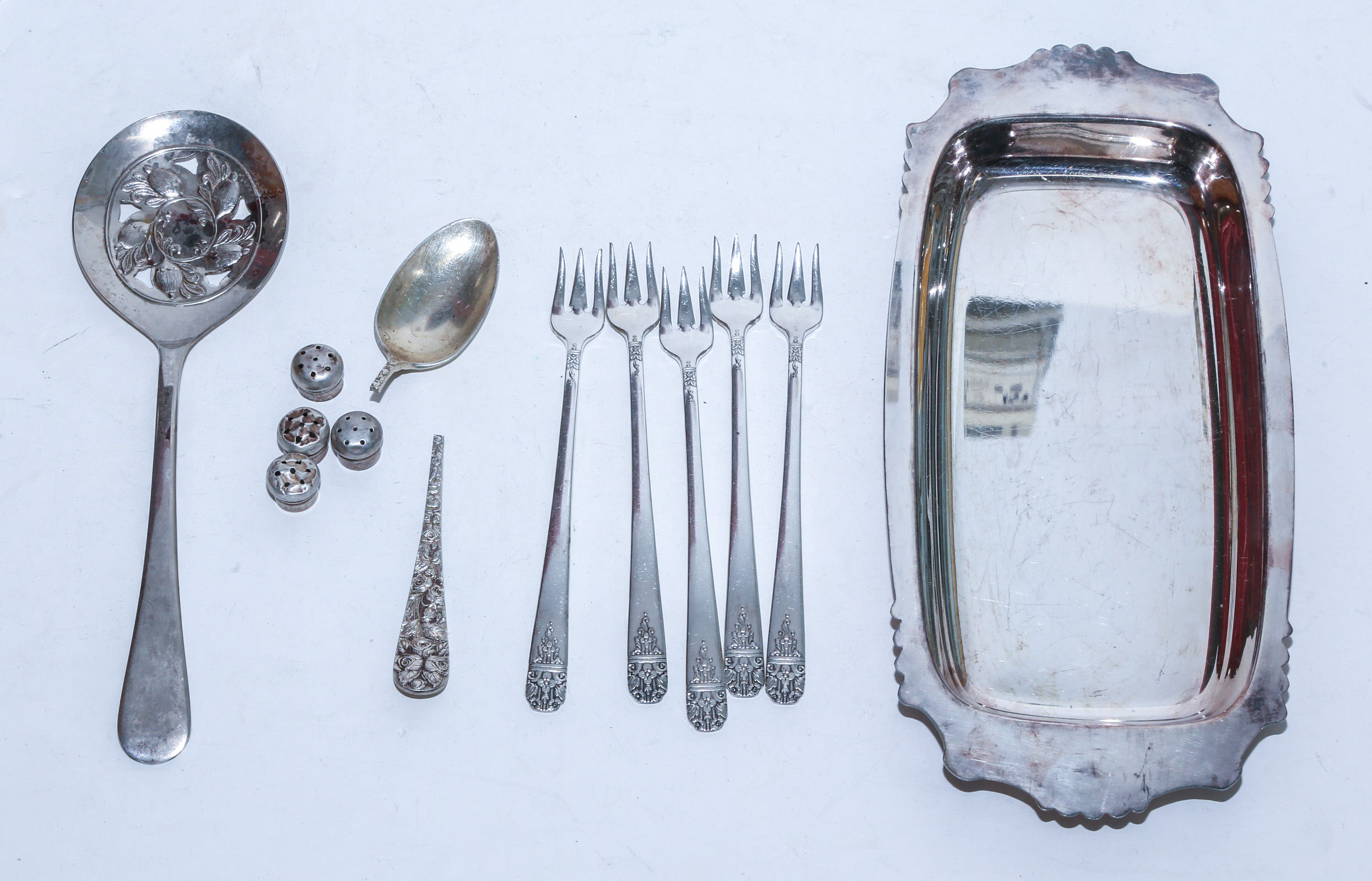 SCRAP STERLING & SILVER PLATE