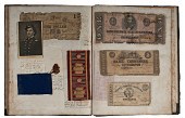 Scrapbook with Piece of Confed