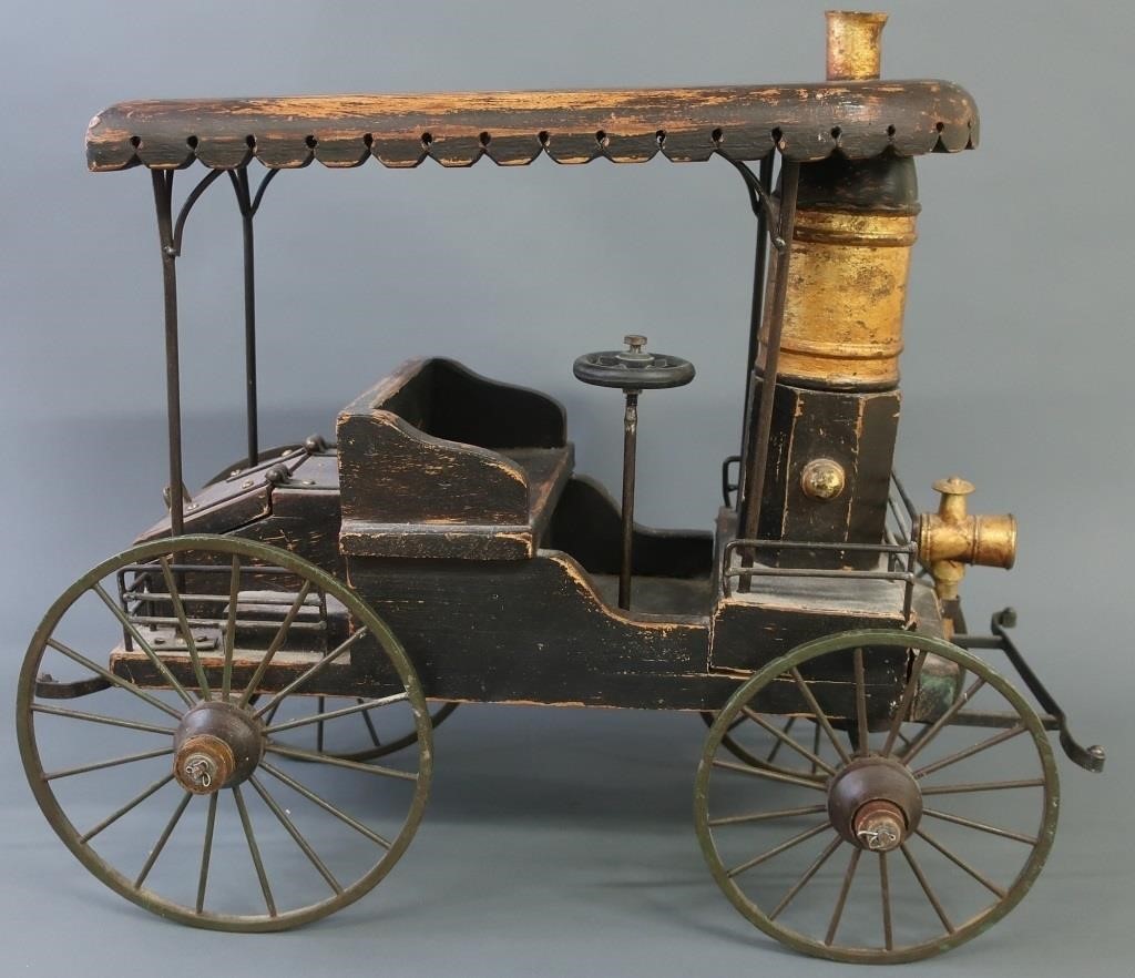 Scratch built steam wood fire