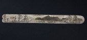 SCRIMSHAW AND POLYCHROMED WHAL
