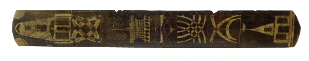 SCRIMSHAW: BUSK SAILOR ART, 19TH