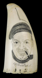 SCRIMSHAW: ENGRAVED WHALE TOOT