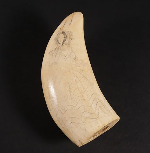 SCRIMSHAW FASHION LADY ANTIQUE