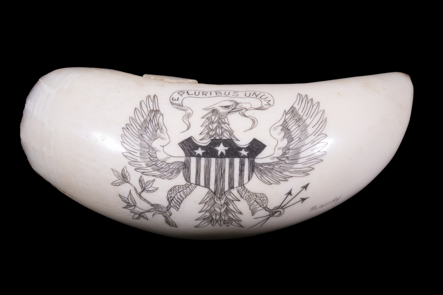 SCRIMSHAW, NORTH AMERICA, 20TH C.