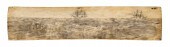 SCRIMSHAW PANBONE PLAQUE MID-1