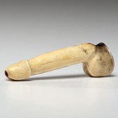Scrimshaw Pipe 19th century. A